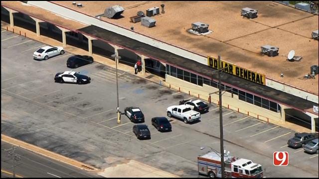 WEB EXTRA: Bob Mills SkyNews 9 Flies Over Shooting Investigation In MWC