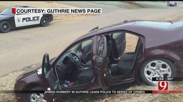 Armed Robbery In Guthrie Leads Police To Juvenile Crime Spree
