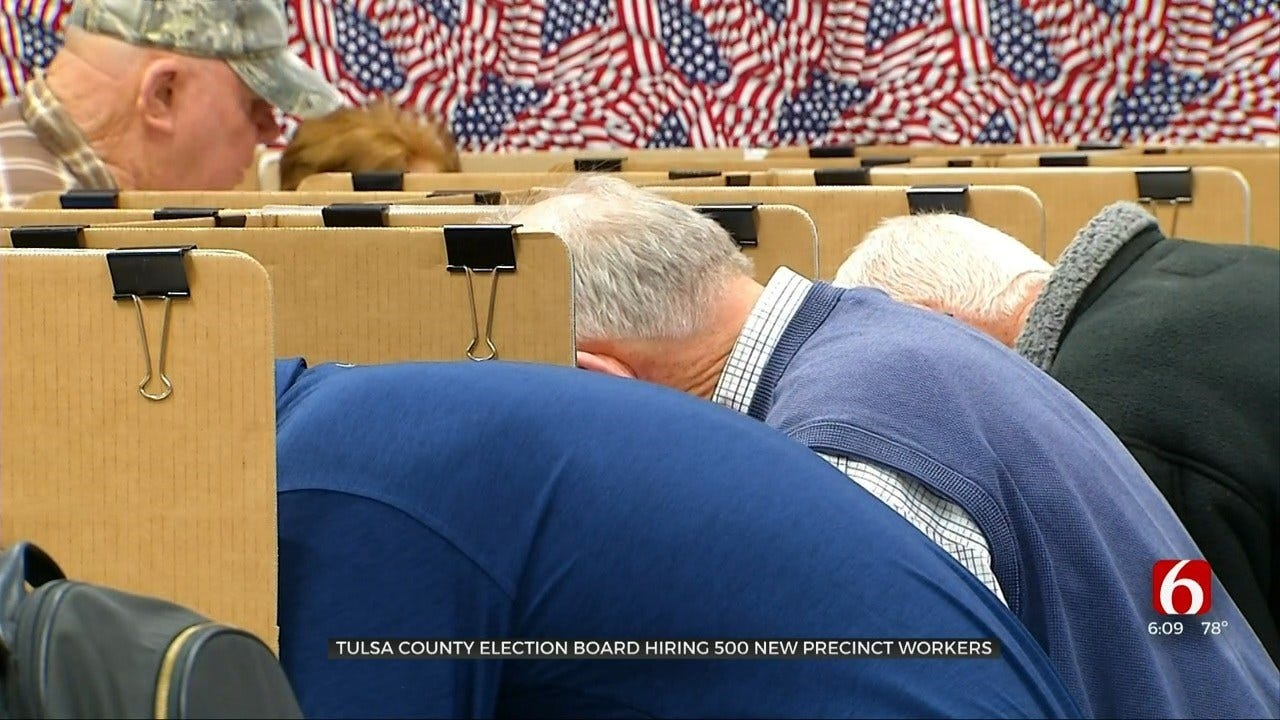 Tulsa County Election Board Hiring 500 New Precinct Workers