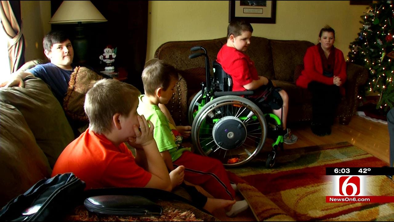 Sand Springs Family Hopes Wheelchair-Accessible Van Comes For The Holidays