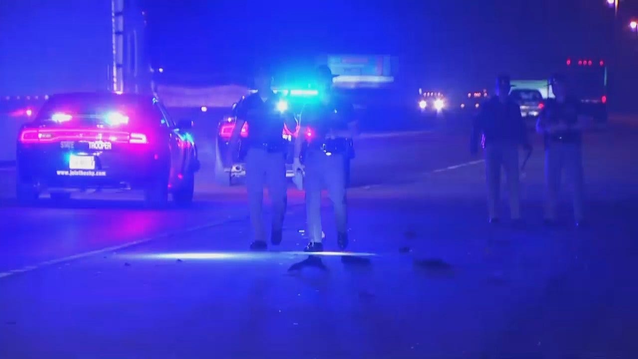 WEB EXTRA: Video From Scene Of Fatal Pedestrian Accident On I-44