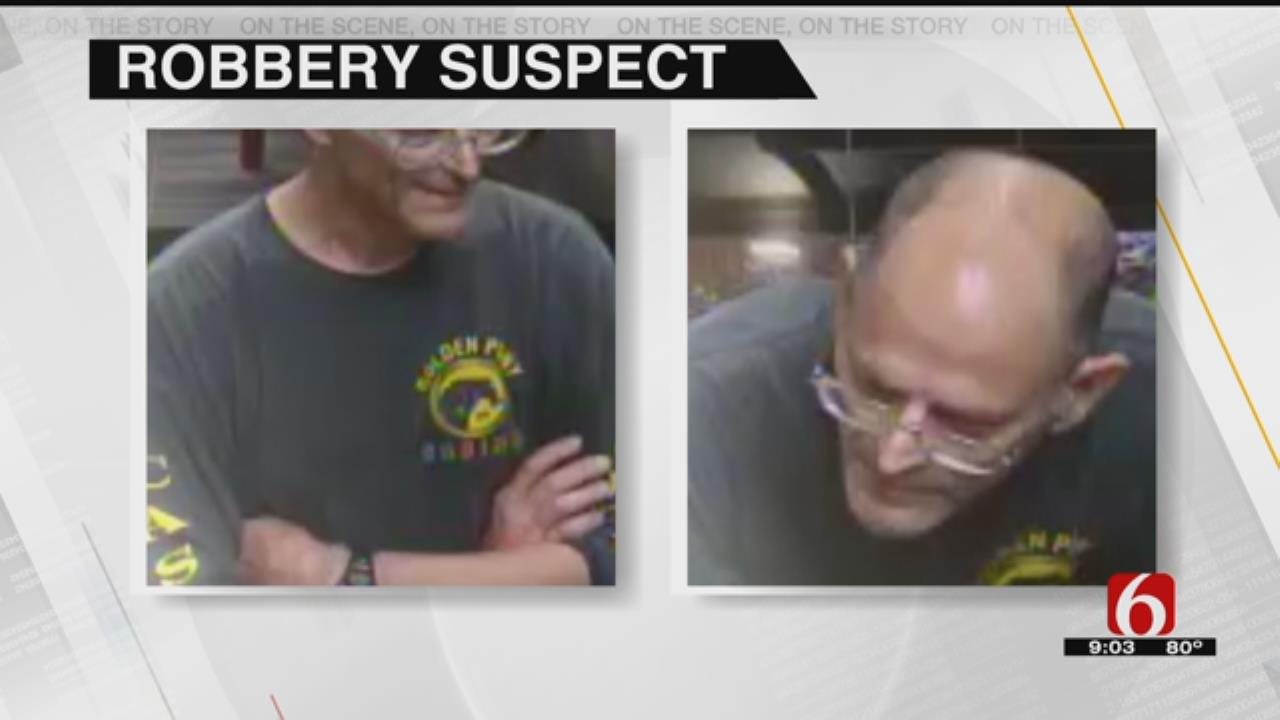 FBI, Tulsa Police Seek Man Who Robbed Bank