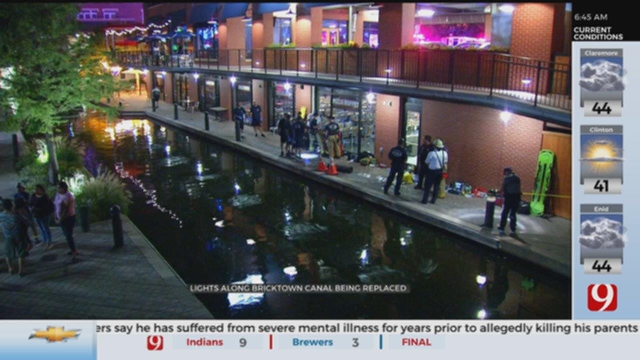Lights Along Bricktown Canal To Be Replaced