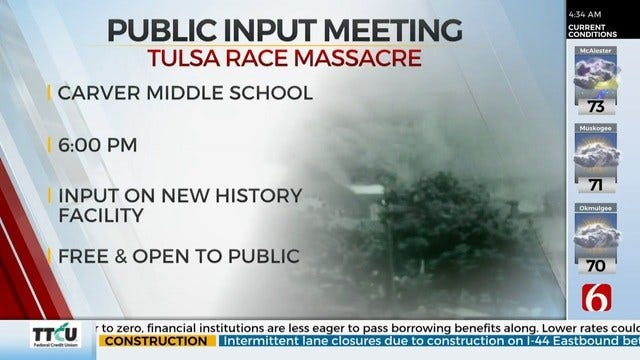 Tulsa Race Massacre Commission Holds Public Meeting