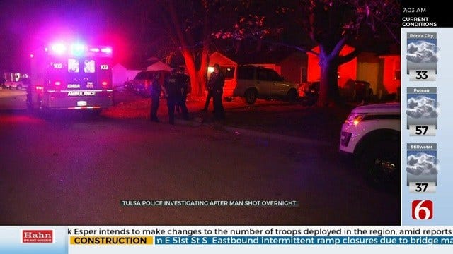 Tulsa Police: Man Shot In Back Over Racial Slur