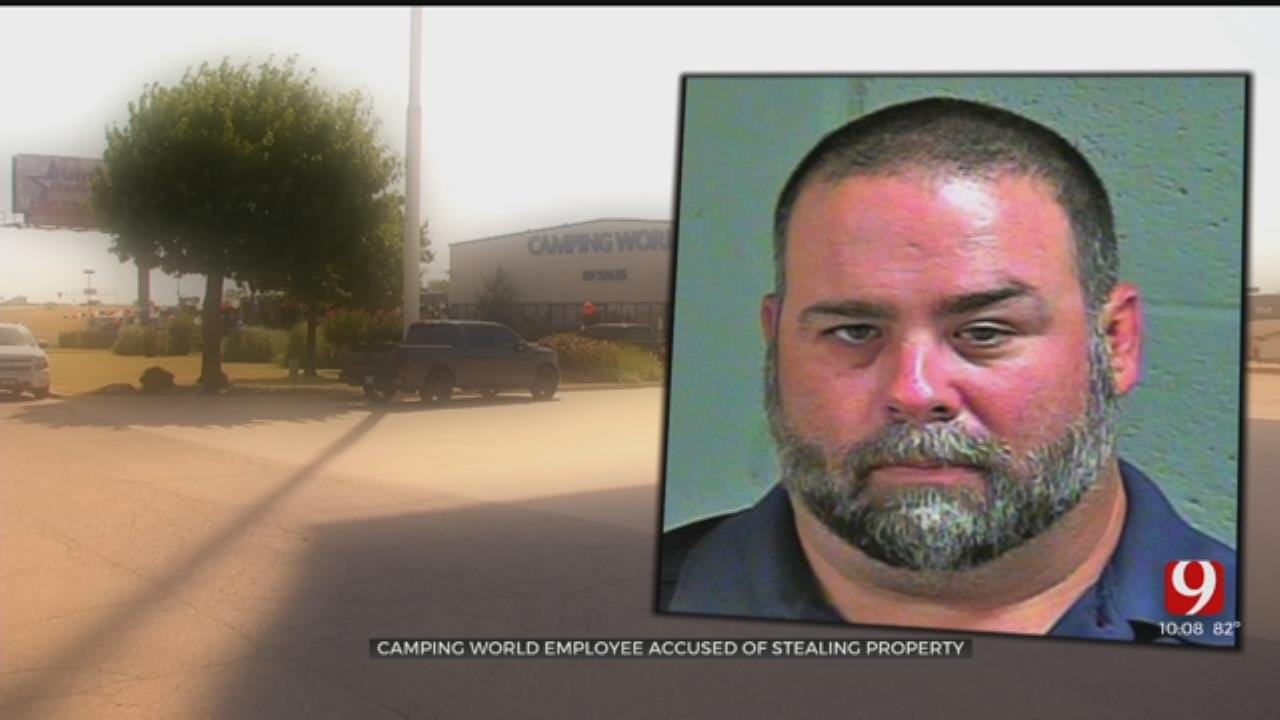OKC Camping World Employee Accused Of Stealing Thousands Of Dollars Worth Of Property