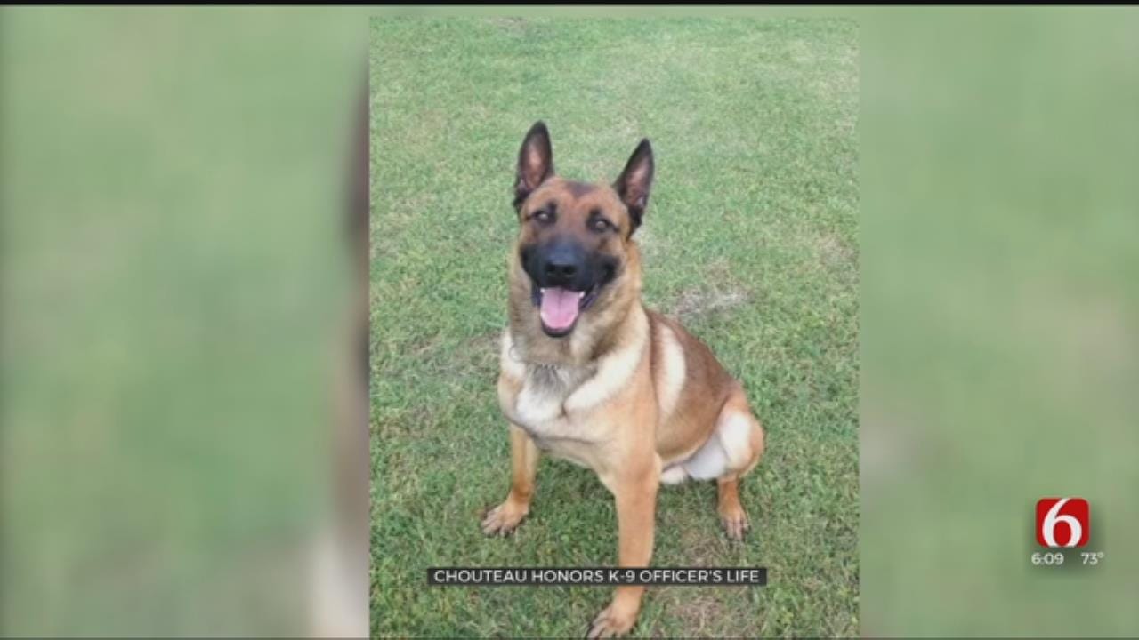 Department Comes Together To Say Goodbye To Chouteau K-9 Officer