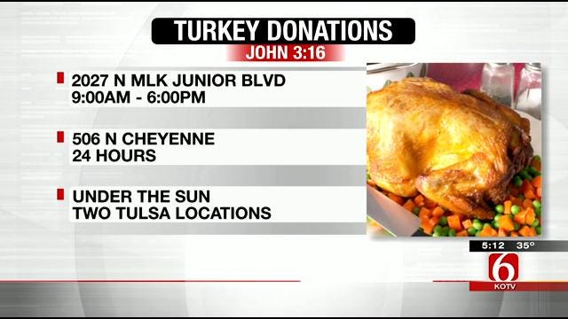 Tulsa's John 3:16 Mission In Need Of Turkeys For Thanksgiving Giveaways