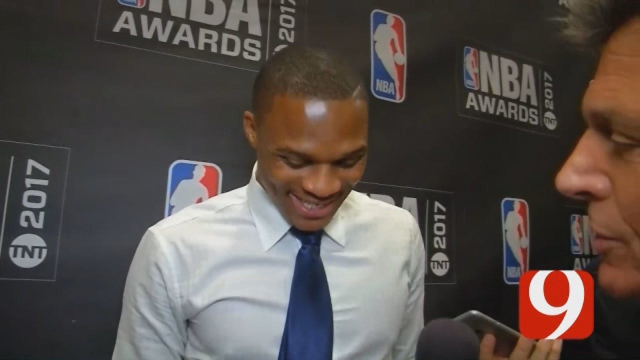 News 9 Sports Interview Russell Westbrook At NBA Awards