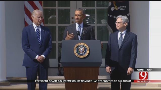 President Obama's Supreme Court Nominee Has Strong Ties To Oklahoma