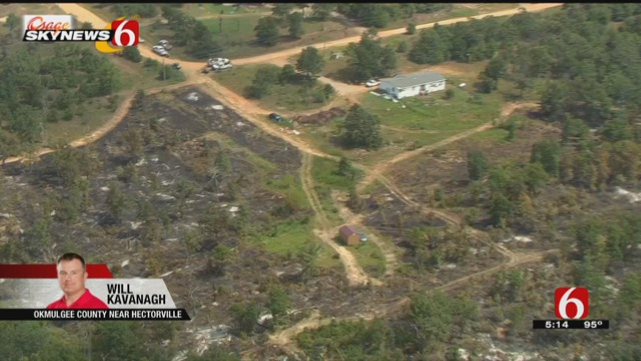 Osage SkyNews 6 HD: Okmulgee County Wildfire