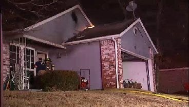 WEB EXTRA: Video From Scene Of Tulsa Vacant House Fire