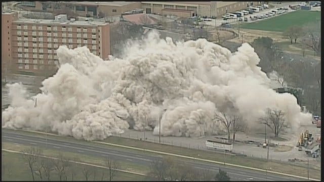 WEB EXTRA: Video Of Building Implosion