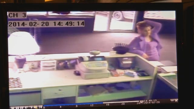 WEB EXTRA: Surveillance Video Of Couple Stealing From Vapor Store