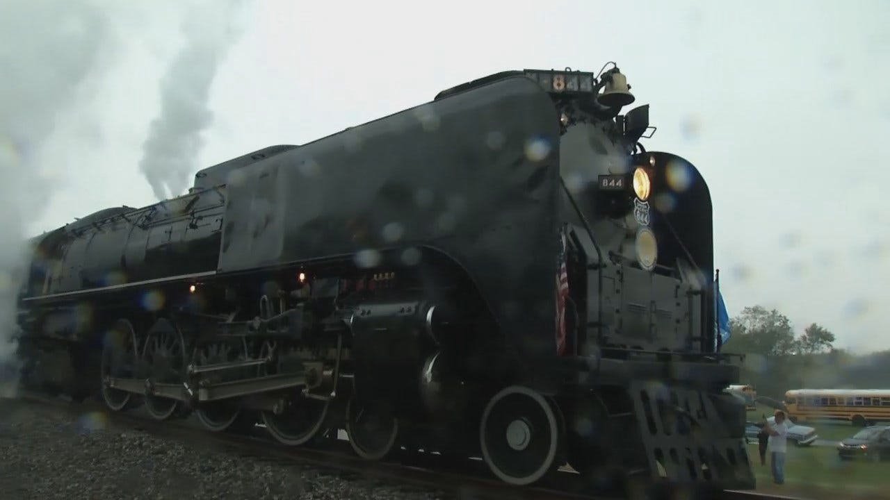 WEB EXTRA: Union Pacific's Steam Engine 844 Makes Stops In Oklahoma