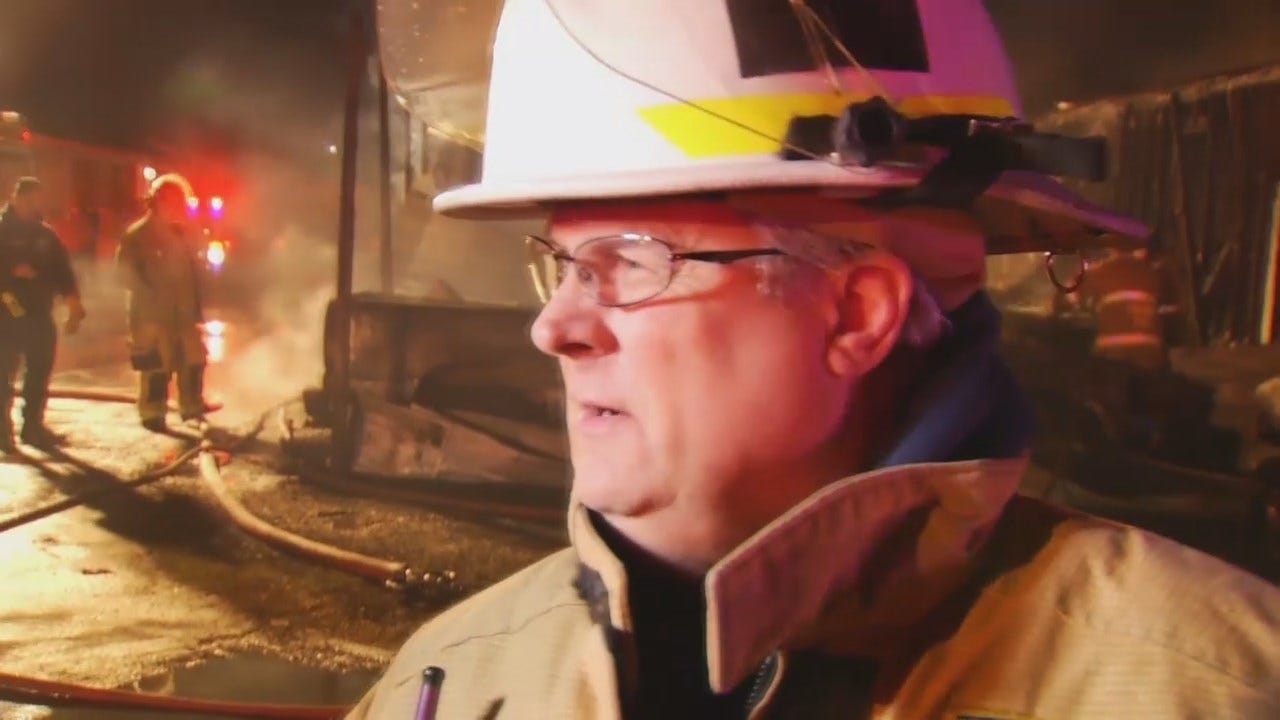 WEB EXTRA: Tulsa Fire District Chief Ronnie Cole Talks About Fire