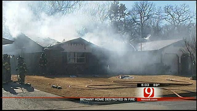 Crews Battle Fire At Bethany Home