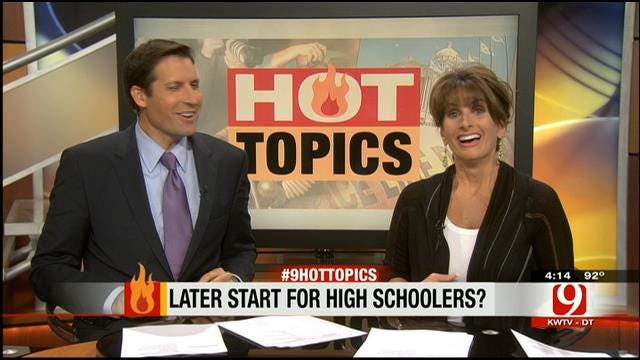 Hot Topics: Later Start For High Schoolers?