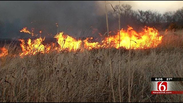 Firefighters On High Alert After Oklahoma Counties Issue Burn Bans