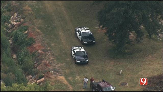 WEB EXTRA: Bob Mills SkyNews 9 HD Flies Over Search For Church Robbery Suspect