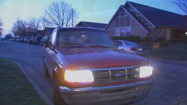 WEB EXTRA: Video Of Stolen Pickup At Tulsa Apartment Complex