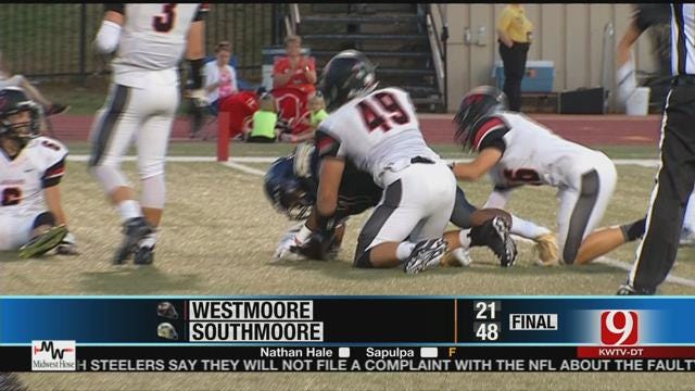 Thompson Dominant As Southmoore Dominates Moore War