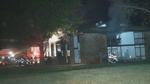 WEB EXTRA: Fire Breaks Out At Muskogee Apartment Complex