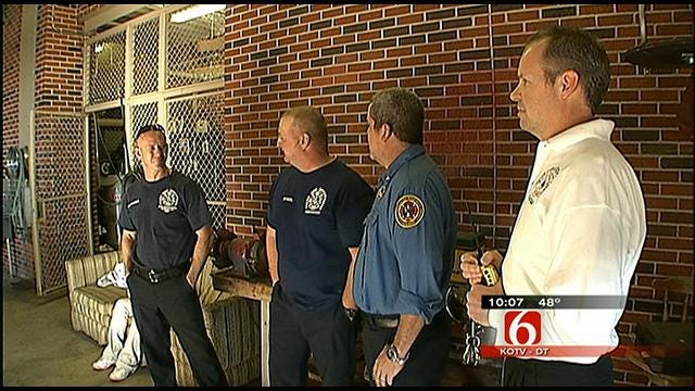 Tulsa Firefighter Injured In January House Fire Back On The Job