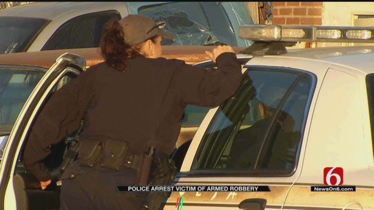 Tulsa Robbery Victim Arrested After Police Arrive