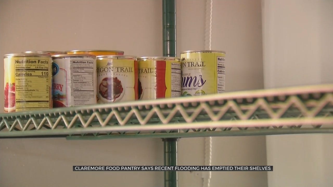 Oklahoma Flooding Causes Shortage For Claremore Food Pantry