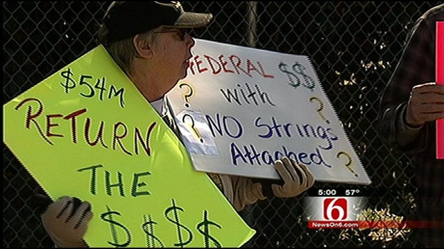 Tulsa Protesters Don't Want 'Fallincare' To Replace 'Obamacare'