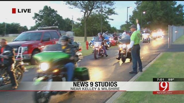 Motorcyclists Ride With News 9's Stan Miller To Fight Childhood Hunger
