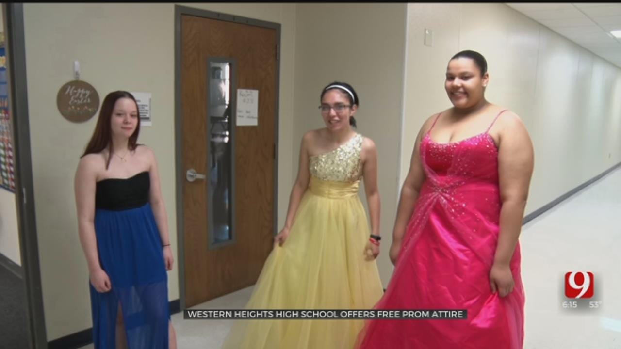Western Heights HS Offers New Prom Dresses To Students In Need