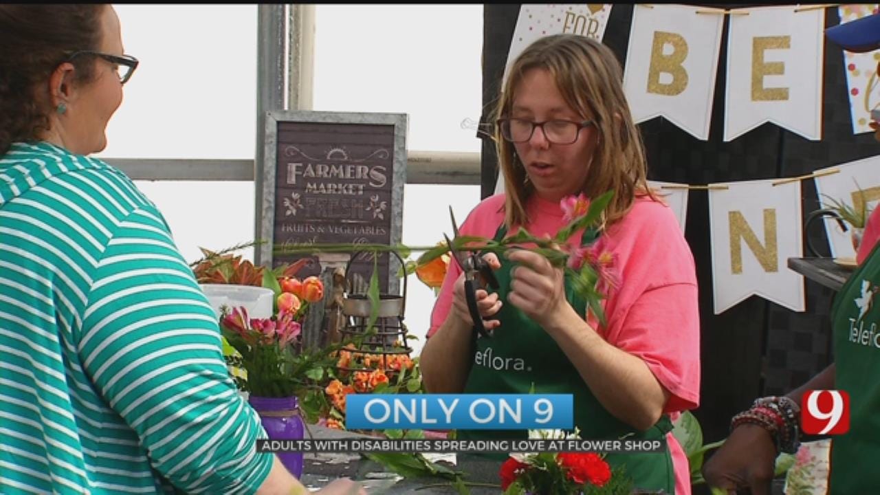 Adults With Special Needs Spreading Love At Okarche Flower Shop