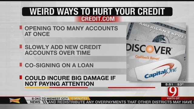 Unexpected Ways To Hurt Your Credit Score