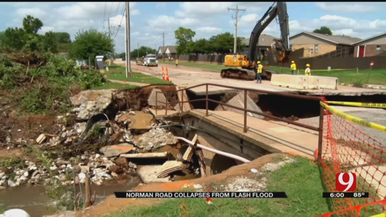 Norman Bridge Collapses Just In Time For Construction