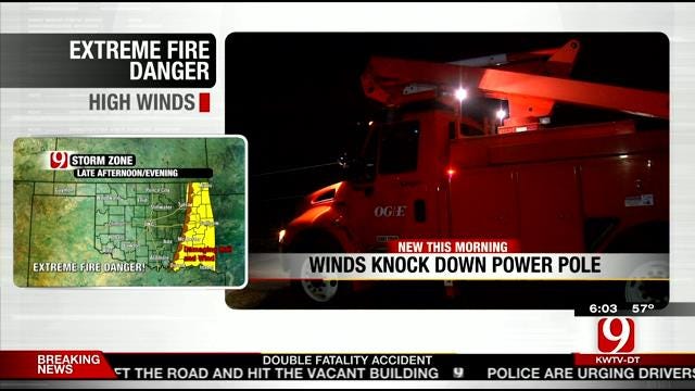 Strong Winds Cause Power Outages In Parts Of OK