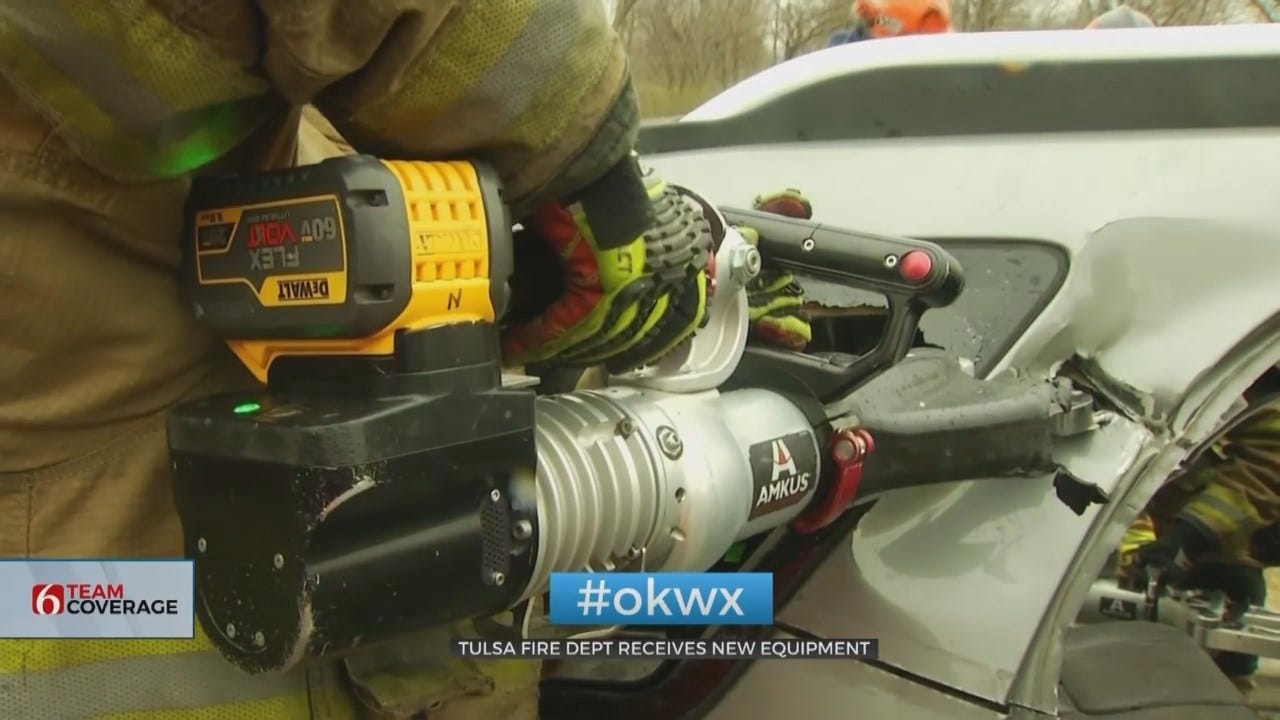 New Jaws Of Life May Make Life-Saving Difference For Tulsa Firefighters