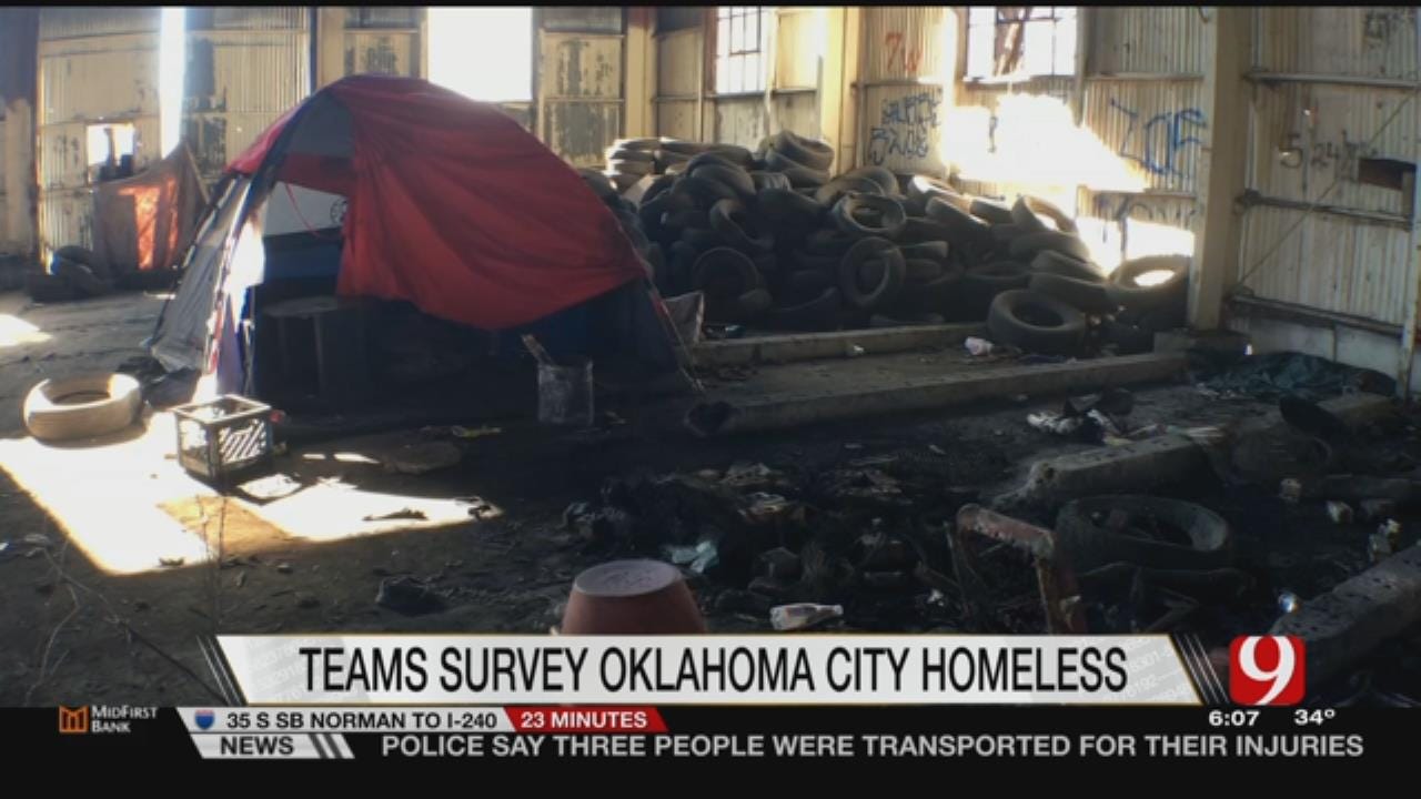 Officials Conduct Annual Homeless Census In OKC
