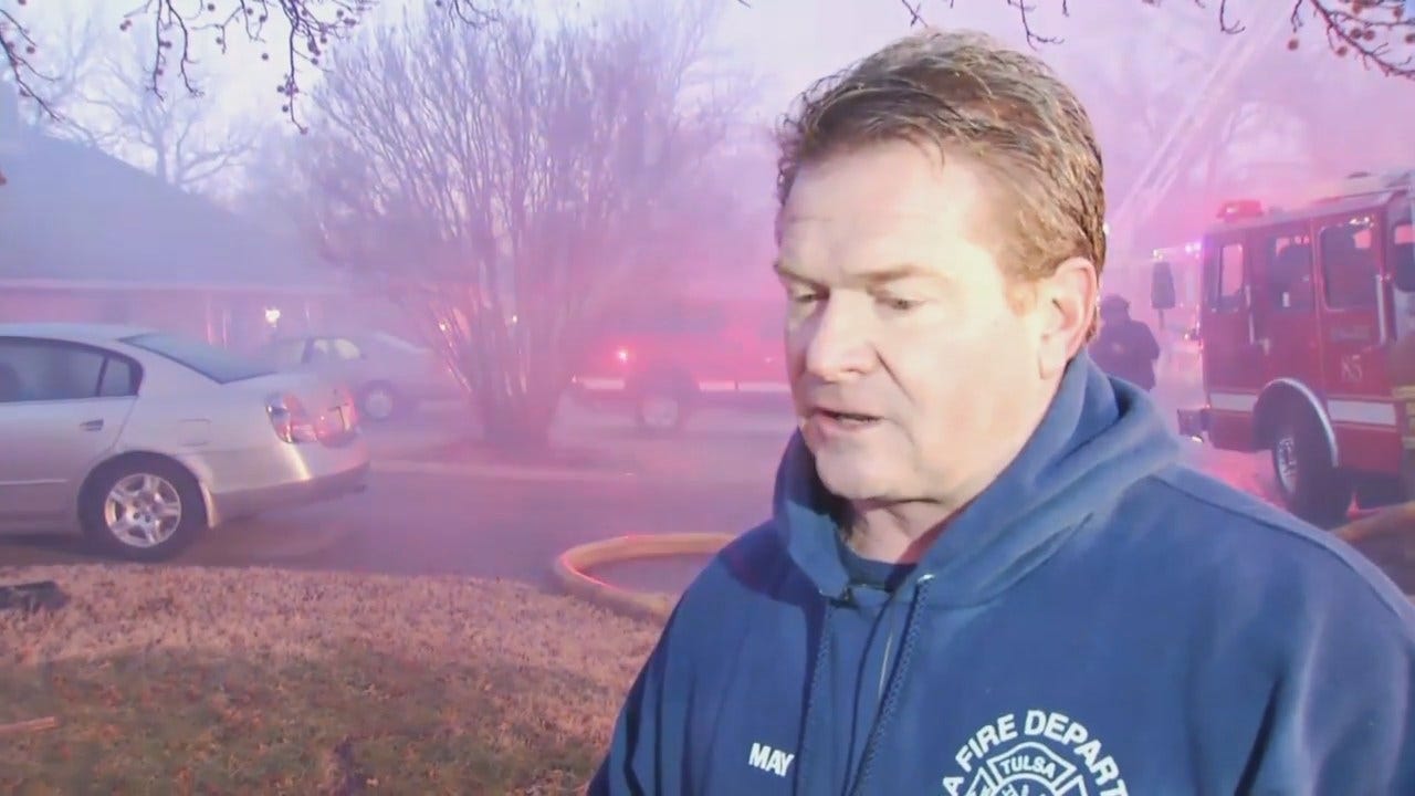 WEB EXTRA: Tulsa Fire Captain Stan May Talks About The Fire