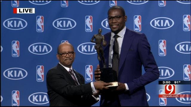 WEB EXTRA: Entire Kevin Durant MVP Award Presentation
