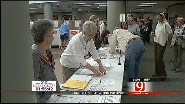 Thousands Line Up To Vote In Oklahoma
