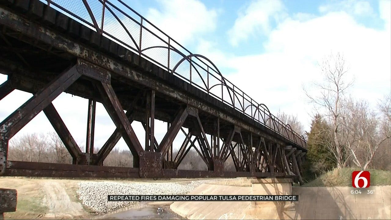 Firefighters Trying To Find Who Is Responsible For Repeatedly Setting Tulsa Bridge On Fire
