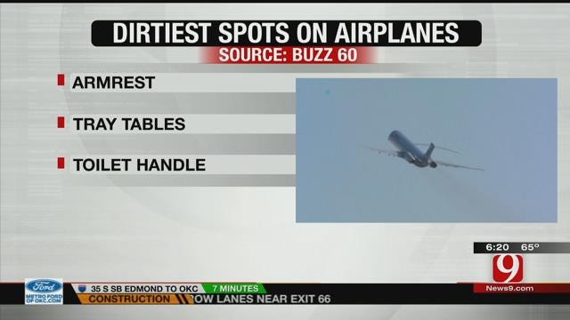 Top Three Dirtiest Spots On Airplane