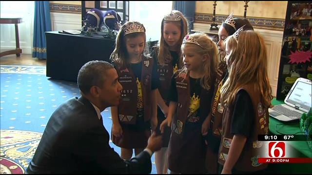 Tulsa Girl Scouts Take Part In White House Science Fair