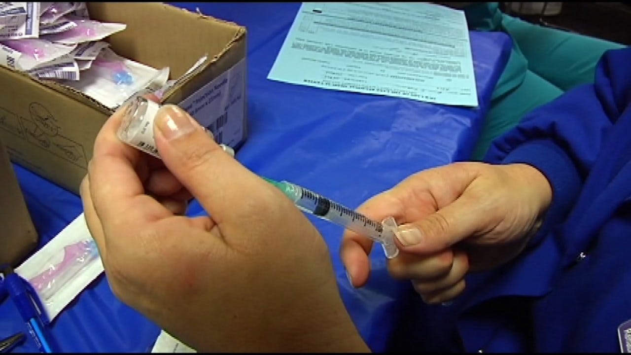 Flu Death Reported In Tulsa County; Vaccines Available Health Department Says