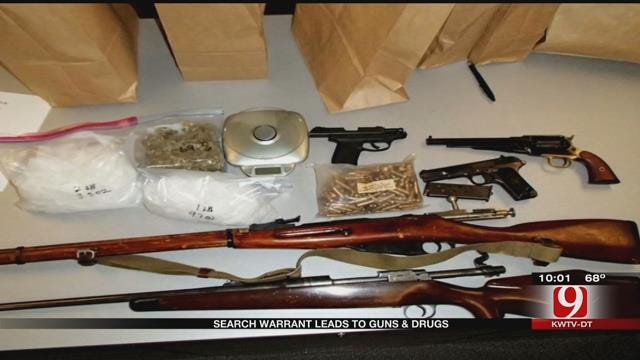 Police Find Drugs, Cash, Guns In NW OKC Home