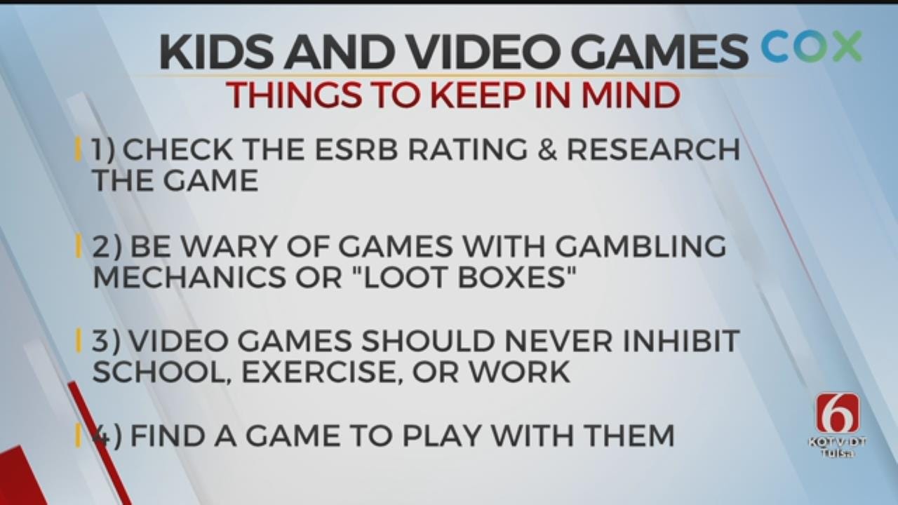 Tulsa Pediatrician Gives Parents 4 Guidelines For Kids And Video Games