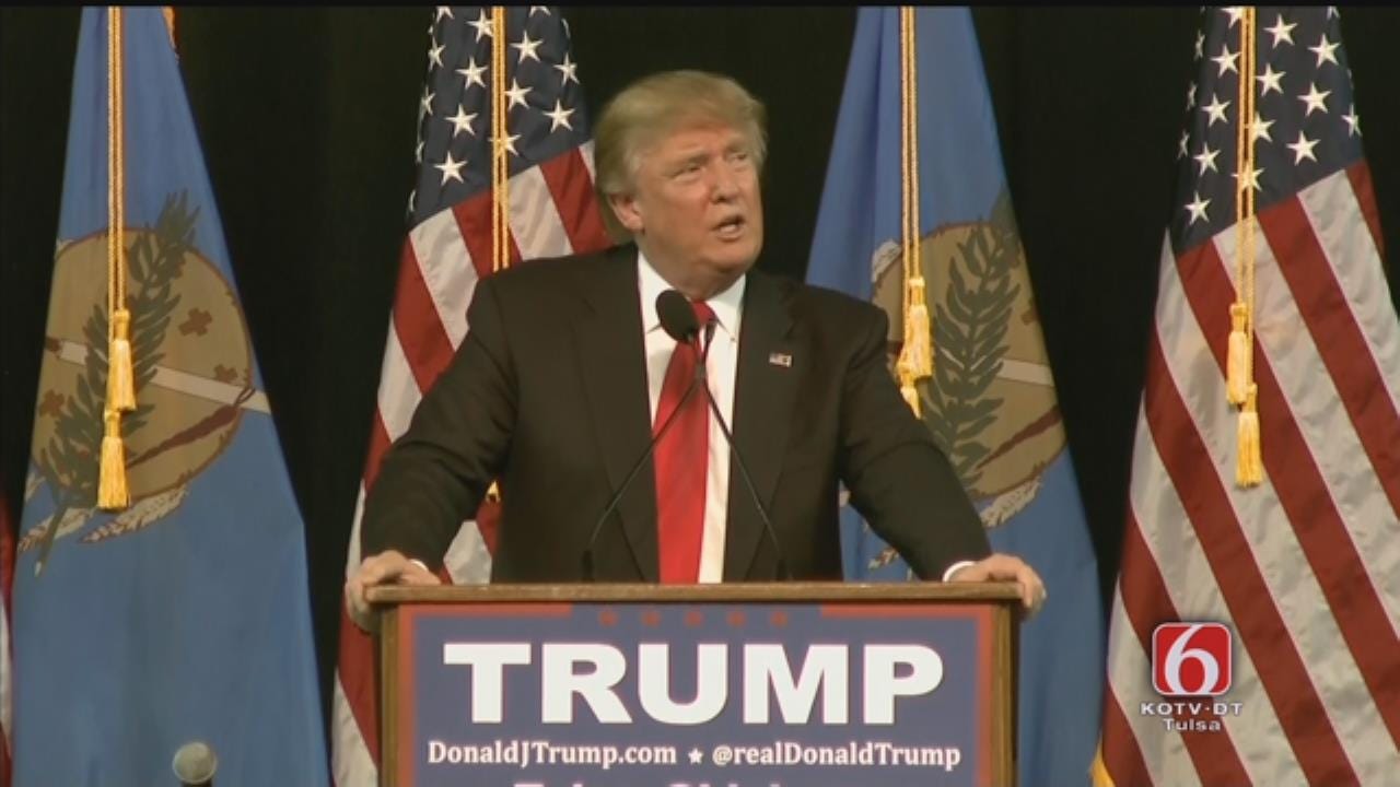 WEB EXTRA: Donald Trump Speaks At Mabee Center Part 4