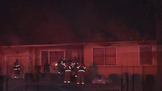 WEB EXTRA: Video From Scene Of Tulsa House FIre